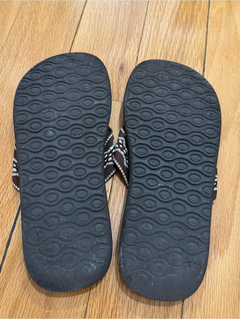 Reef Brown and Black Flip-Flop Sandals